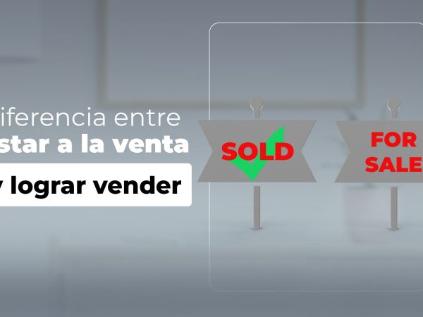 Pasa de estar a la venta a lograr vender